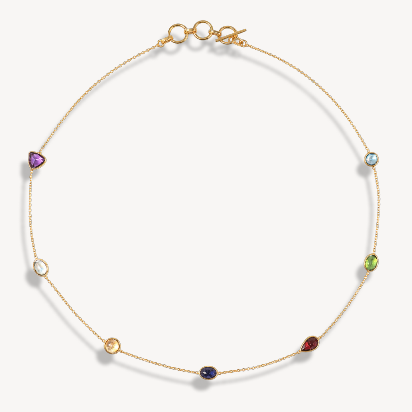 Multi-Gem Dapple Necklace