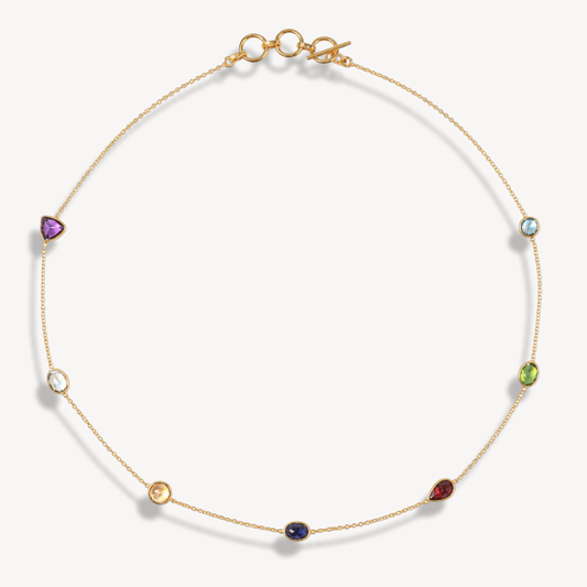 Multi-Gem Dapple Necklace