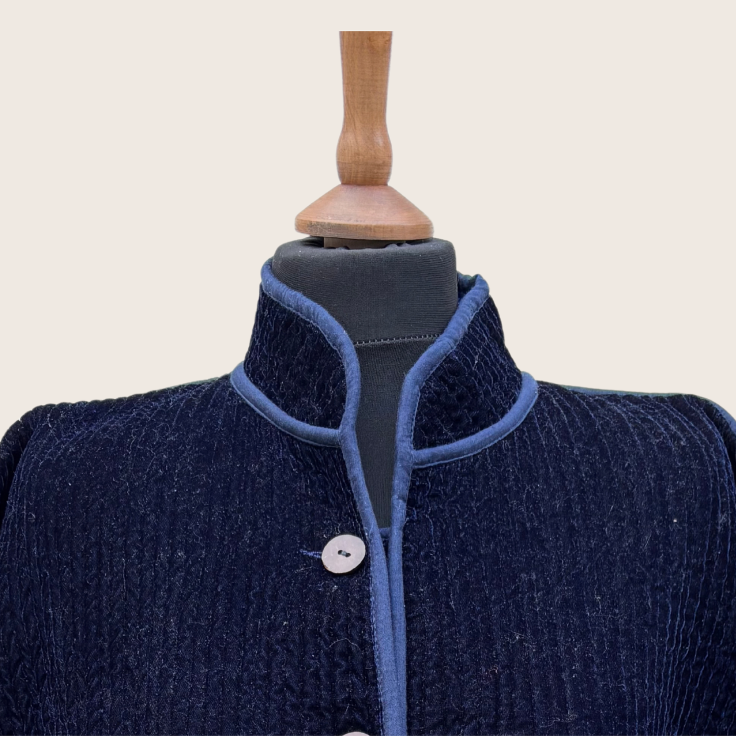Navy Velvet Jacket