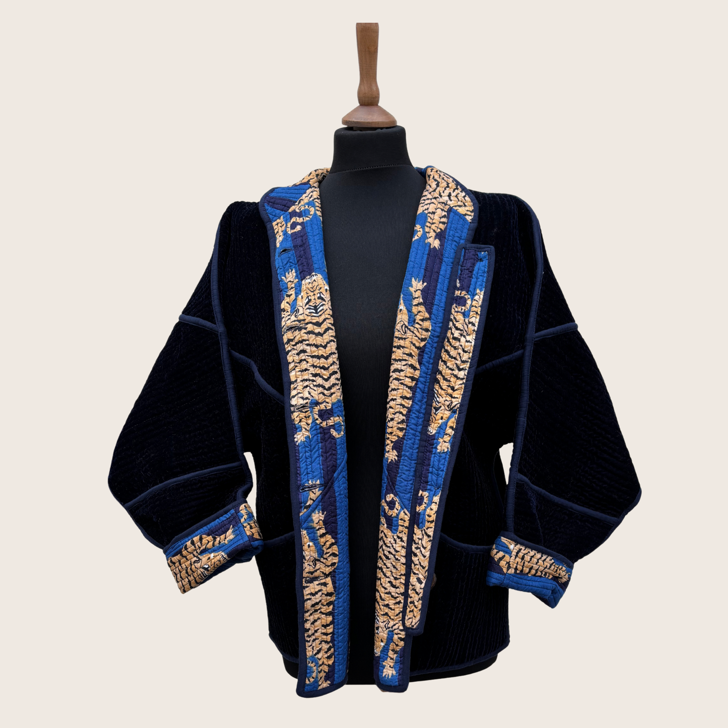 Navy Velvet Jacket