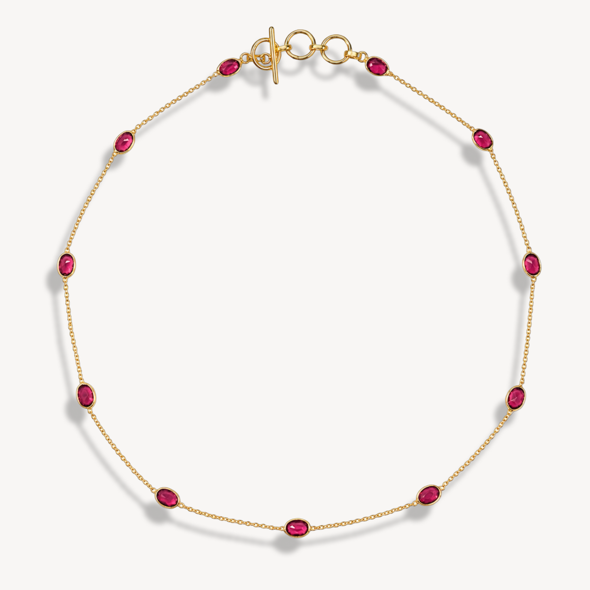 Nano Dapple Oval Necklace