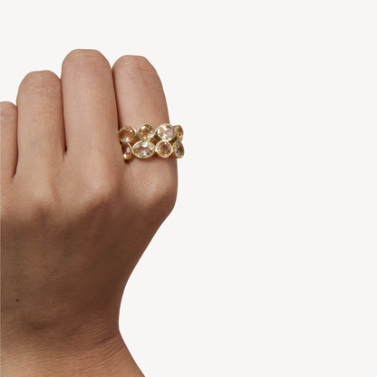 Pink Nano Parallel Ring