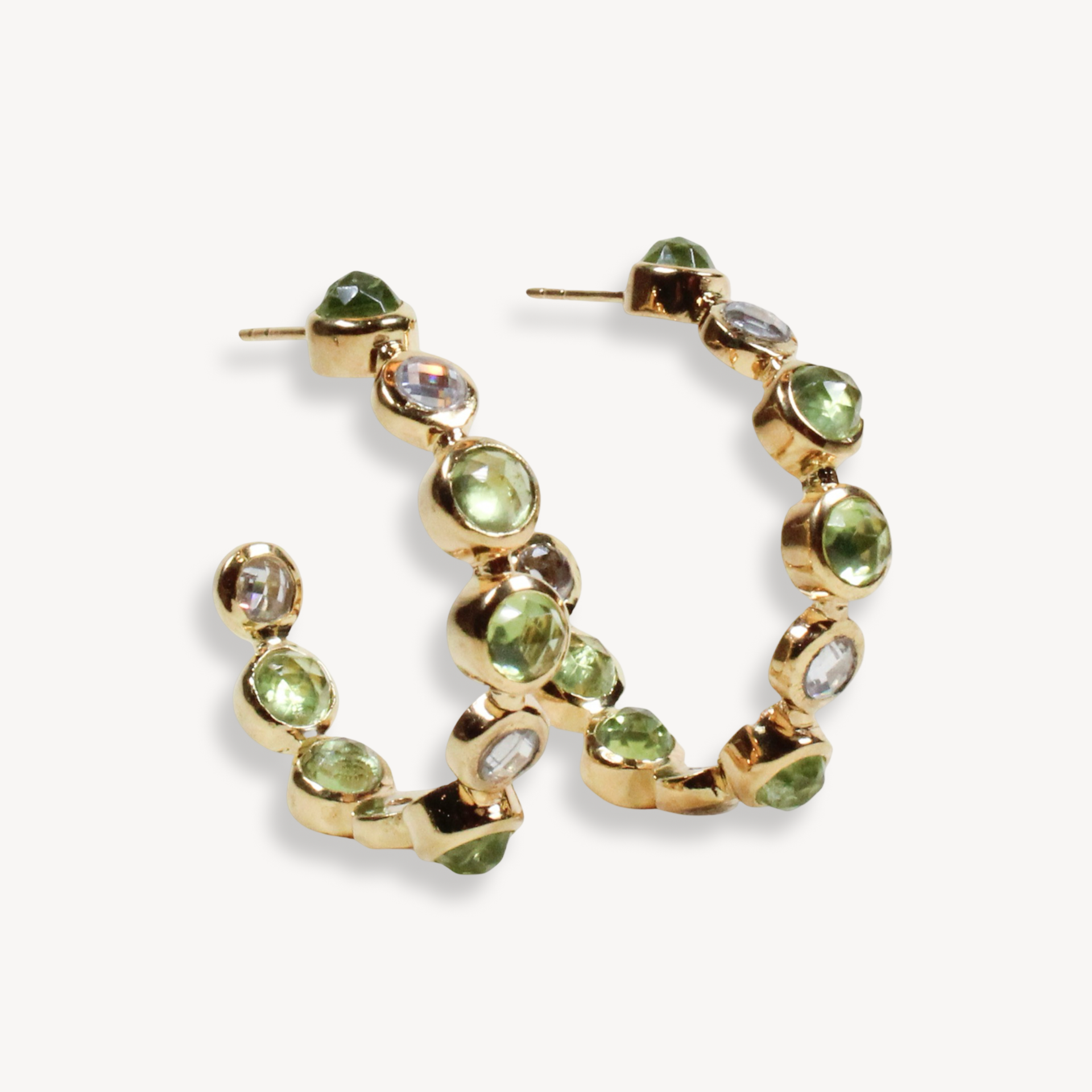 Peridot Bon Bon Hoops