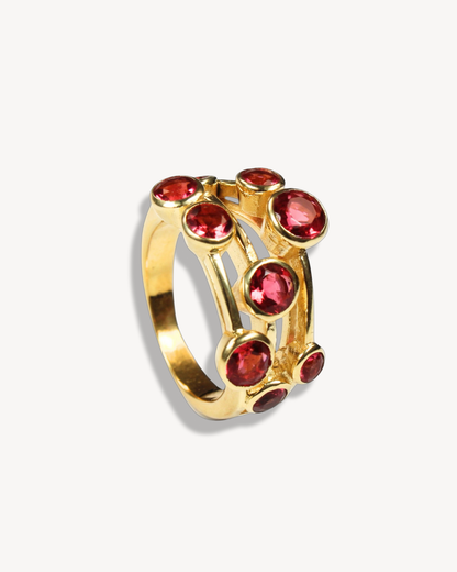 Pink Nano Cascade Ring