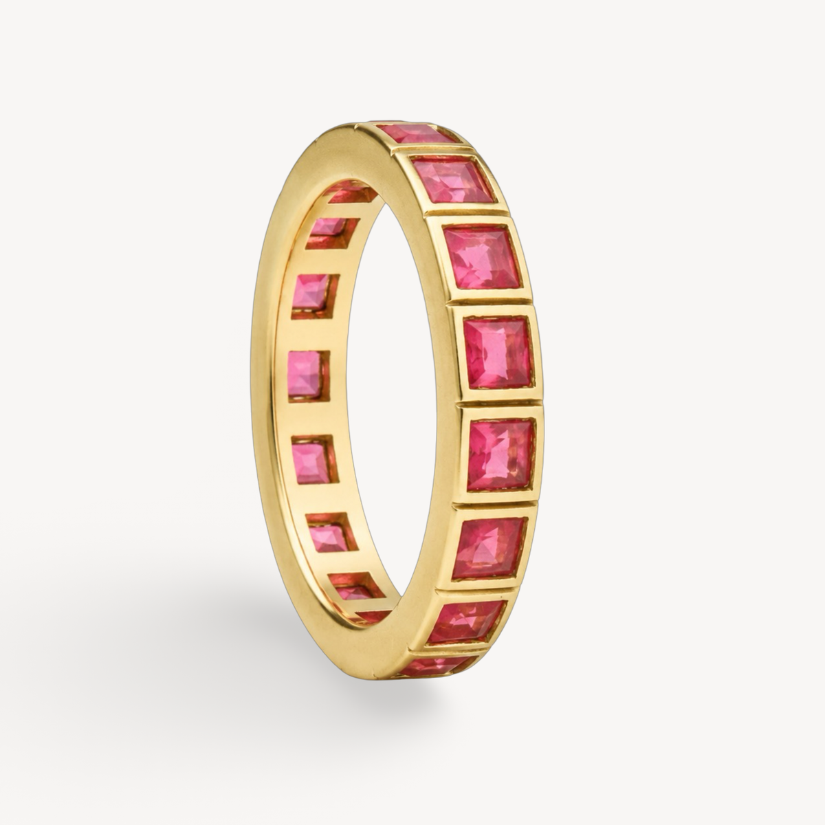 Tourmaline Nano Eternity Ring