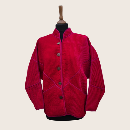 Pink Velvet Jacket
