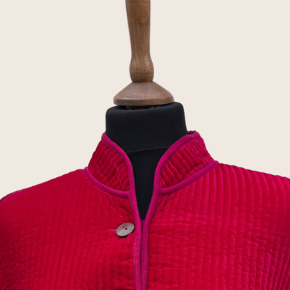 Pink Velvet Jacket