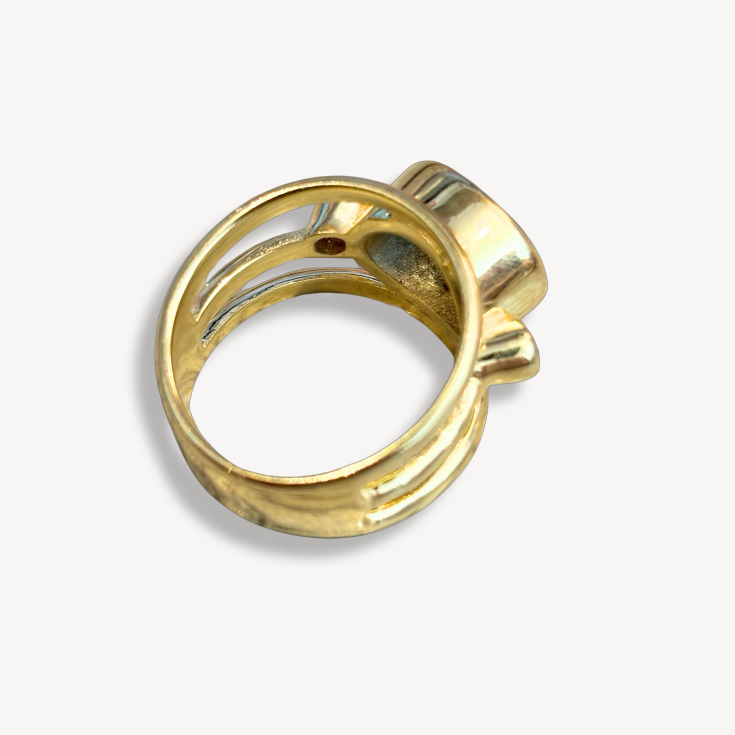 Sky Blue Topaz Empress Ring