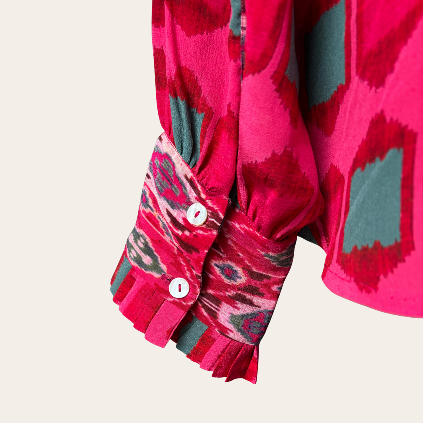 The Pink Parade Silk Shirt