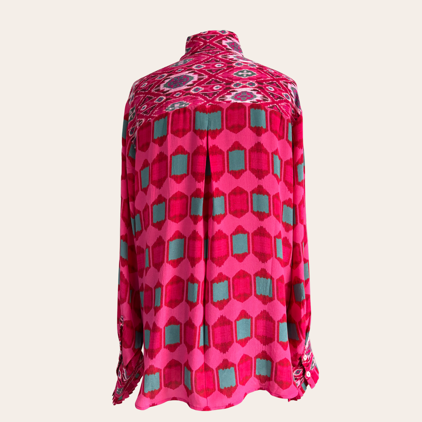 The Pink Parade Silk Shirt