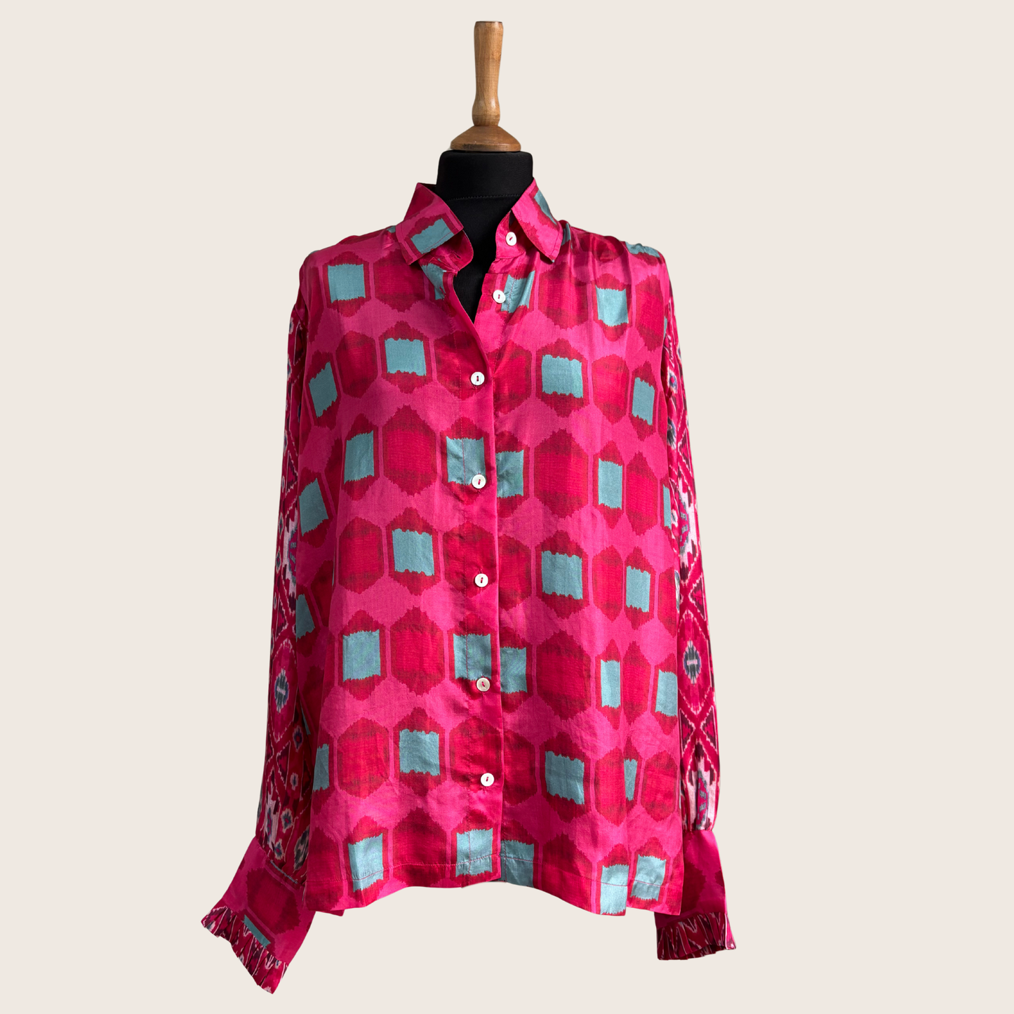 The Square Mosaic Silk Shirt