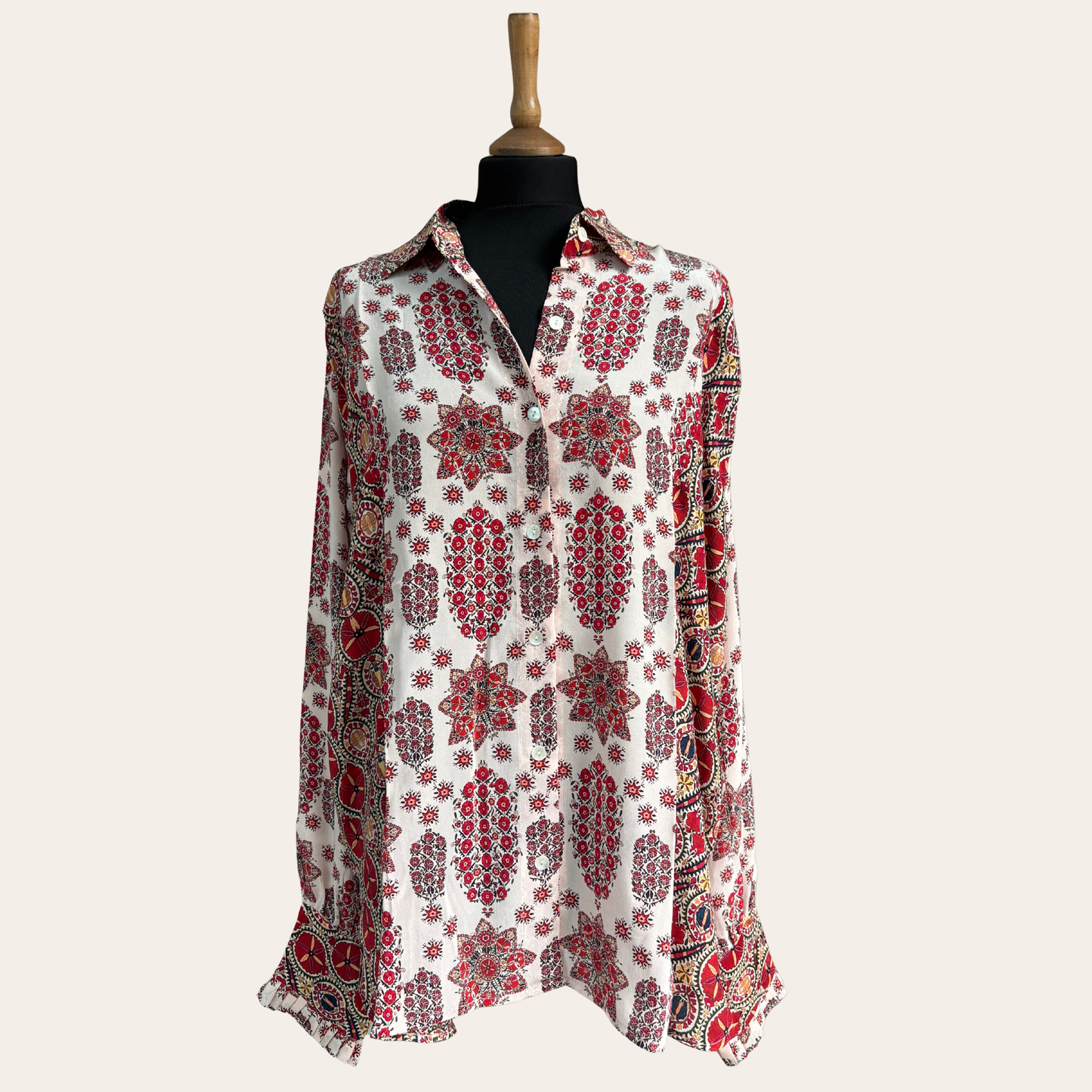 The Bloom Tapestry Silk Shirt