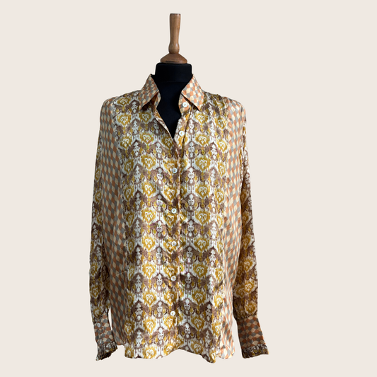 No. 26 The Golden Tapestry Silk Shirt