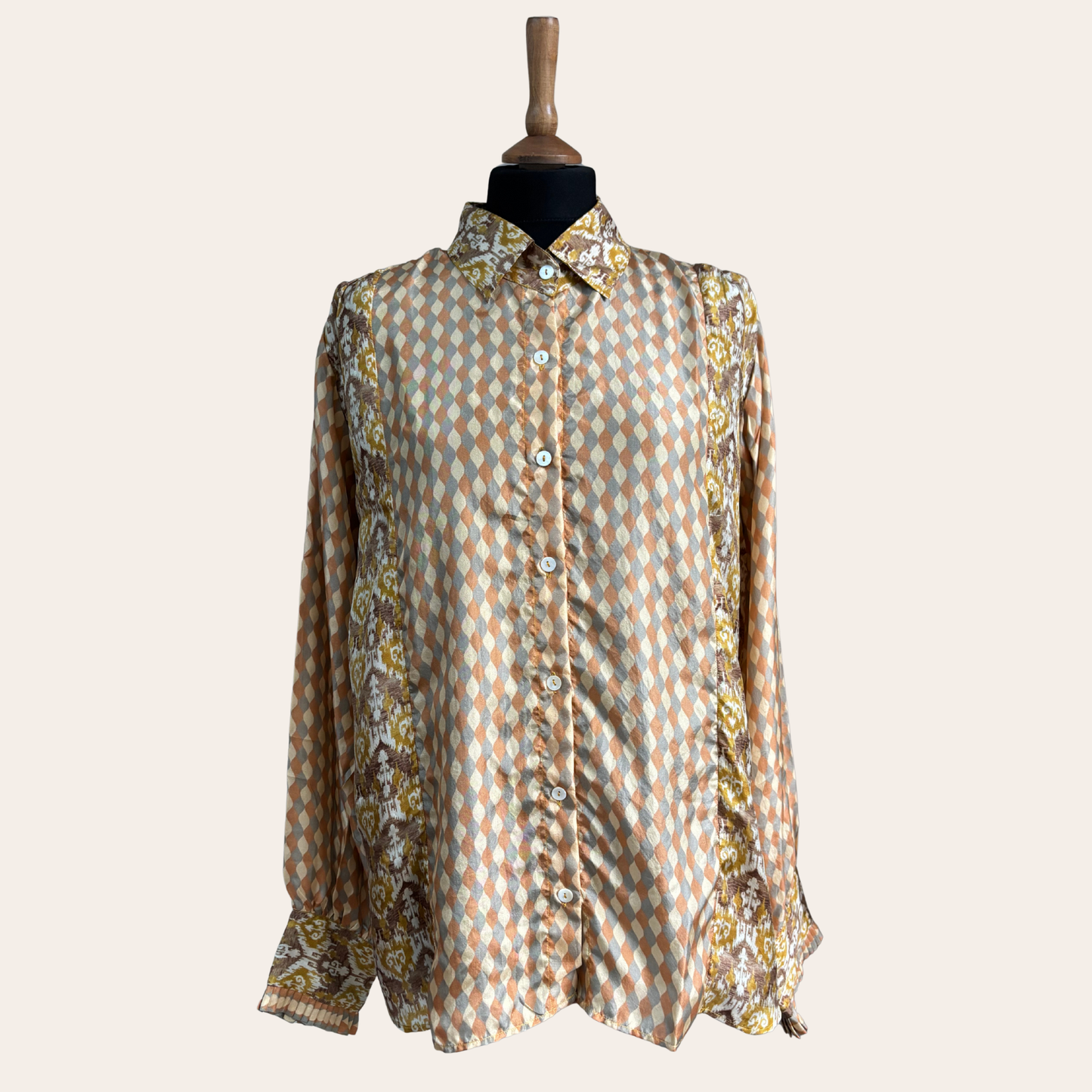 The Golden Weave Silk Shirt