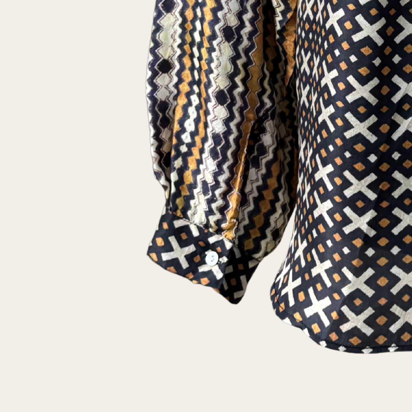 The Crossroads Print Silk Shirt