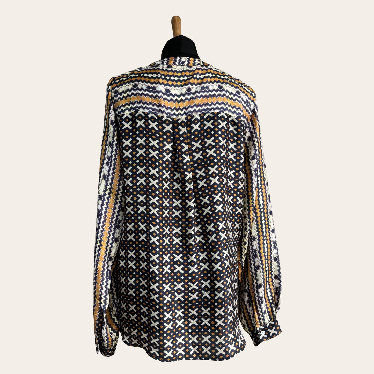 The Crossroads Print Silk Shirt