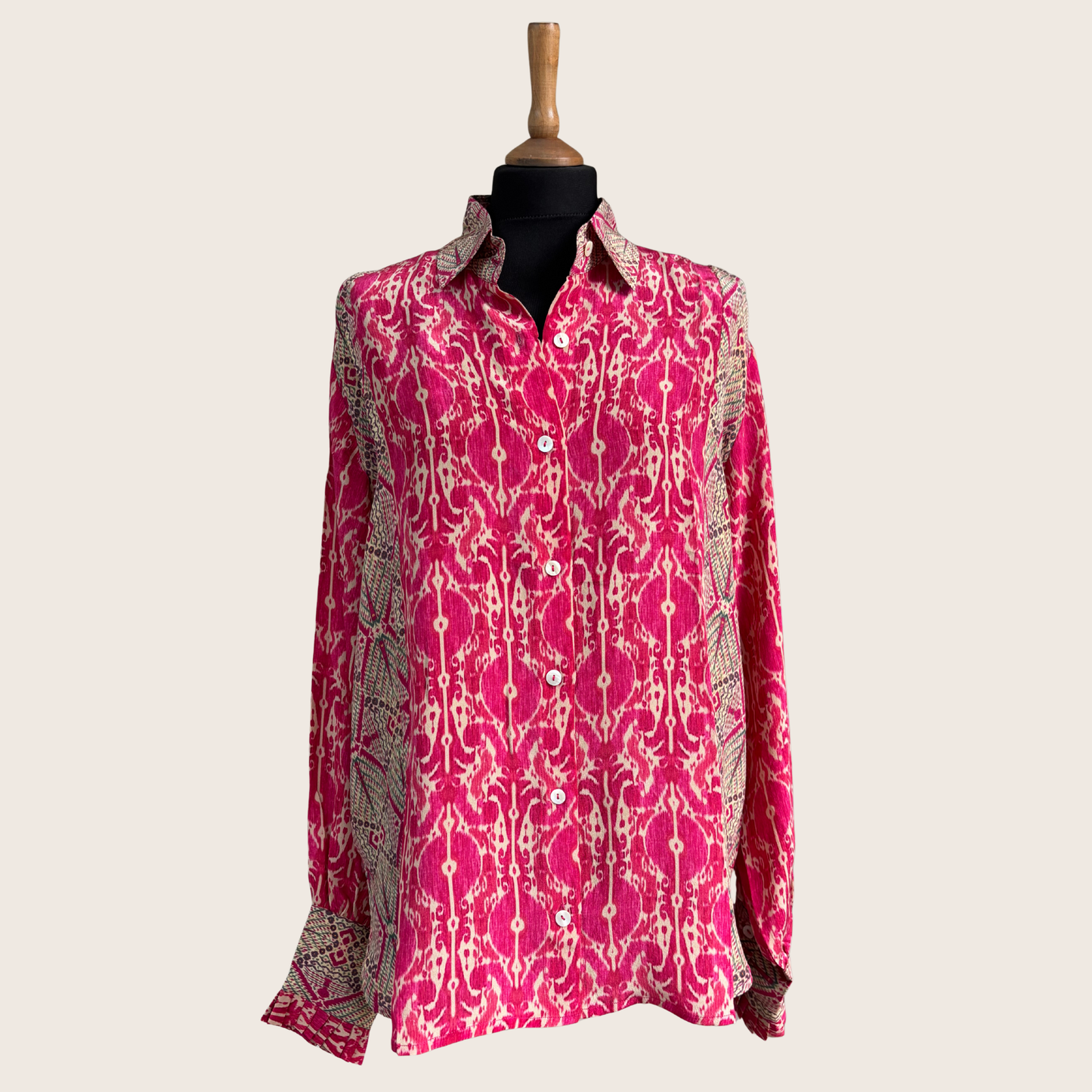 The Pink Bazaar Silk Shirt
