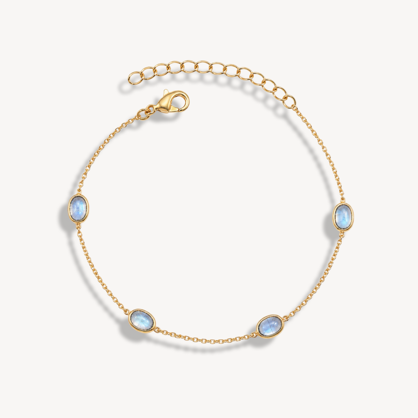 Sky Blue Topaz Dapple Oval Bracelet