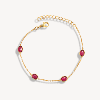 Pink Nano Dapple Oval Bracelet
