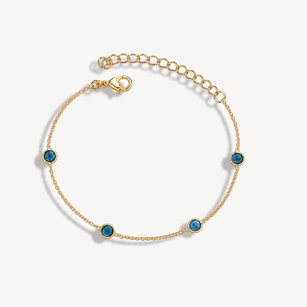 London Topaz Dapple Round Bracelet