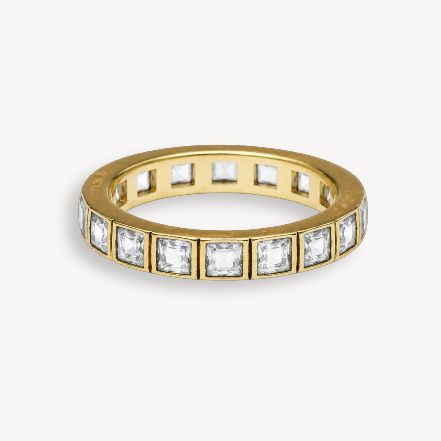 White Topaz Eternity Ring